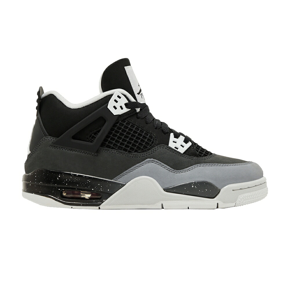 ナイキ 黒色 ブラック 白色 ホワイト エアジョーダン 'FEAR' ジュニア キッズ AIR JORDAN AIR JORDAN 4 RETRO GS 2024 / BLACK WHITE ANTHRACITE BLACK ベビー マタニティ スニーカー｜スニケス
