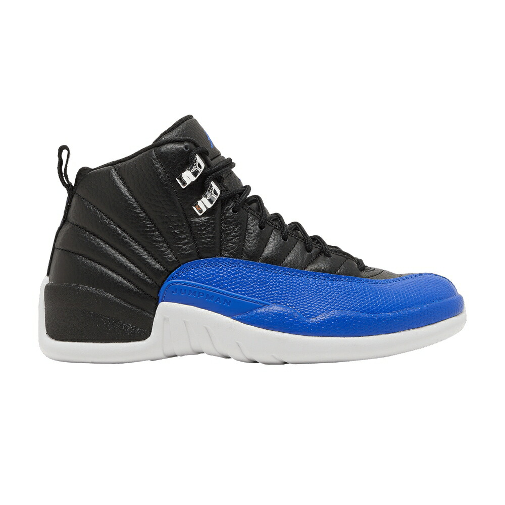 ナイキ 黒色 ブラック 銀色 シルバー 白色 ホワイト エアジョーダン HYPER ROYAL スニーカー レディース AIR JORDAN WMNS AIR JORDAN 12 RETRO / BLACK METALLIC SILVER WHITE