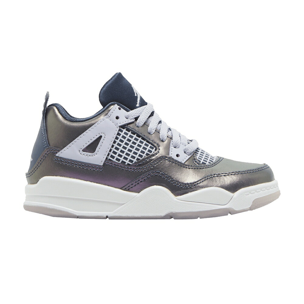 ナイキ 青色 ブルー 白色 ホワイト エアジョーダン 'MONSOON BLUE' ジュニア キッズ AIR JORDAN AIR JORDAN 4 RETRO SE PS / MONSOON BLUE MELON TINT WHITE ベビー マタニティ スニーカー|スニケス
