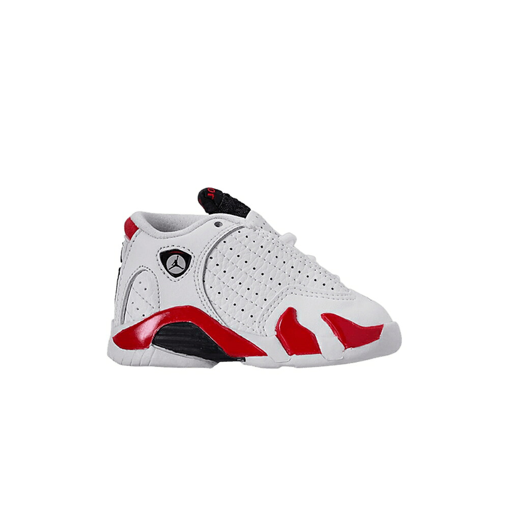ナイキ 白色 ホワイト 赤 レッド エアジョーダン 'CANDY CANE' ベビー AIR JORDAN AIR JORDAN 14 RETRO TD 2019 / WHITE VARSITY RED METALLIC