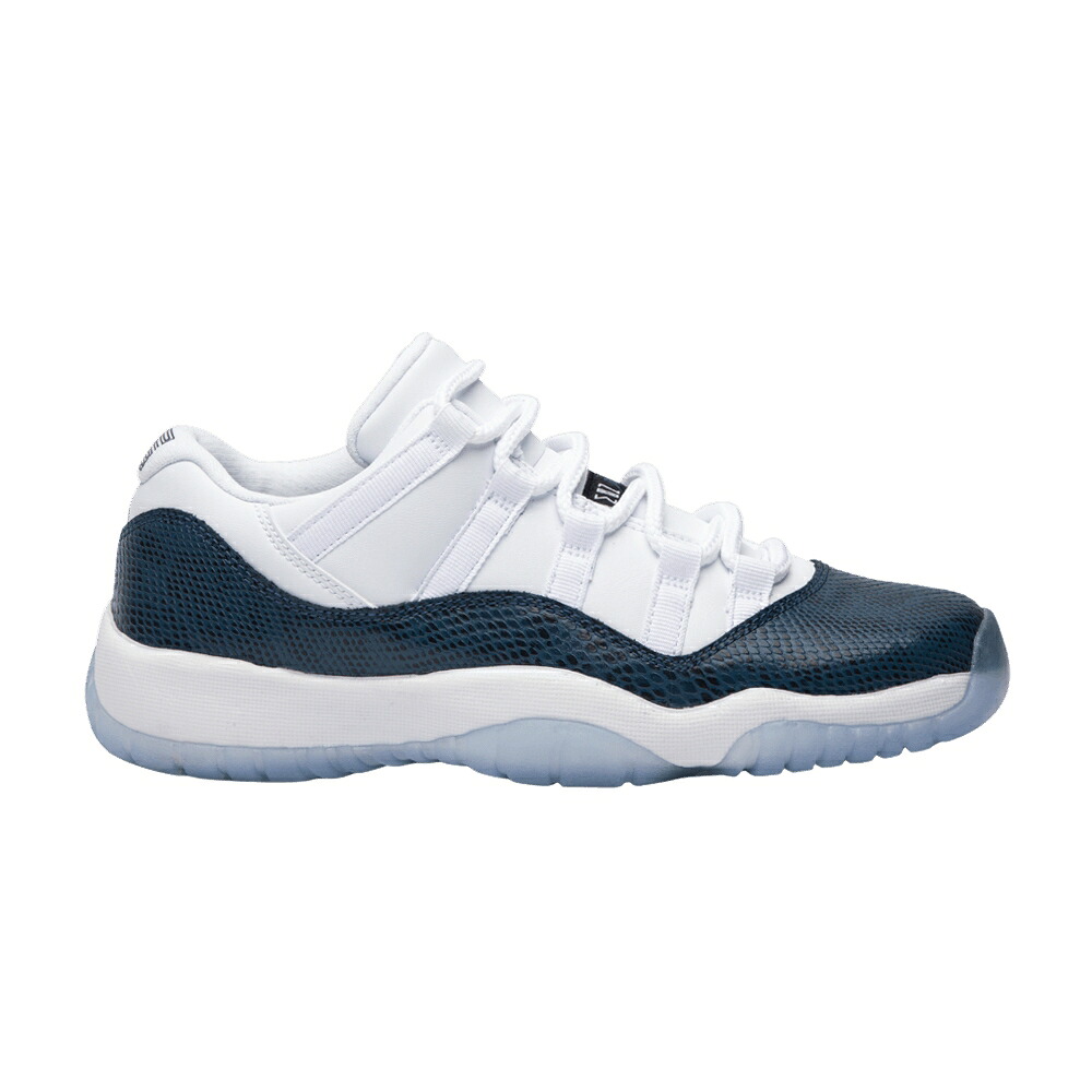 ナイキ 白いこと 白いこと 黒いこと 黒いこと 紺色 米国海軍 エアジョーダン \u0027NAVY SNAKESKIN\u0027 御坊っちゃん キッズ AIR JORDAN AIR JORDAN 11 RETRO LOW GS 2019 / WHITE BLACK NAVY もの言う花 マタニティ スニーカー 靴-スニーカー-キッズファッション