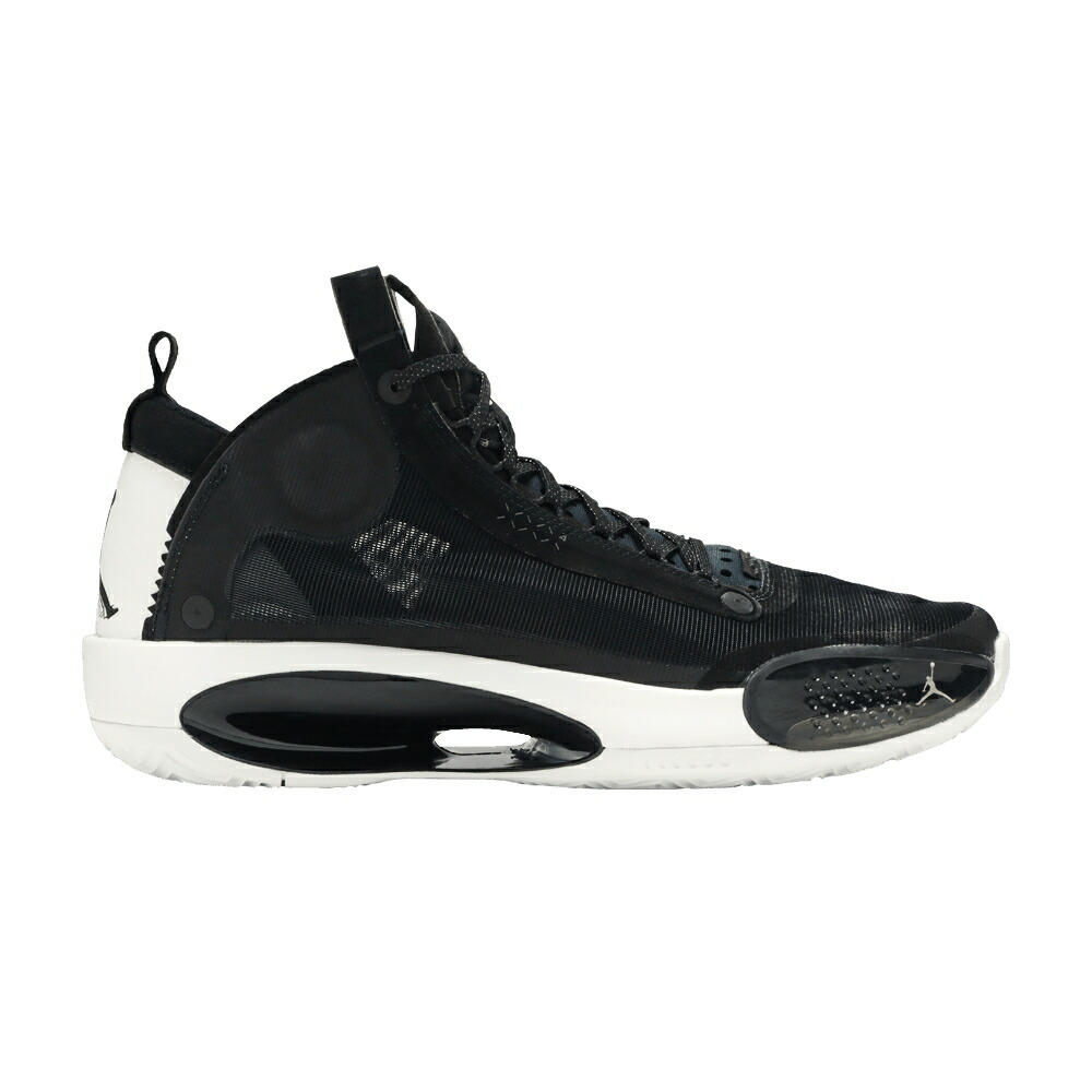 ナイキ 黒色 ブラック 銀色 シルバー エアジョーダン ECLIPSE スニーカー メンズ AIR JORDAN AIR JORDAN 34 / BLACK BLACK METALLIC SILVER