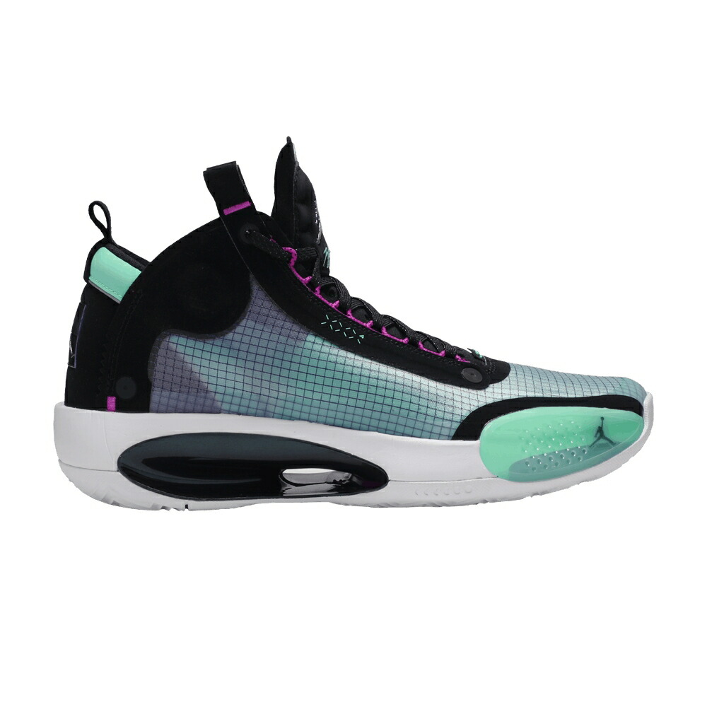 ナイキ 青色 ブルー 緑 グリーン 黒色 ブラック エアジョーダン BLUE VOID スニーカー メンズ AIR JORDAN AIR JORDAN 34 / BLUE VOID GREEN GLOW BLACK