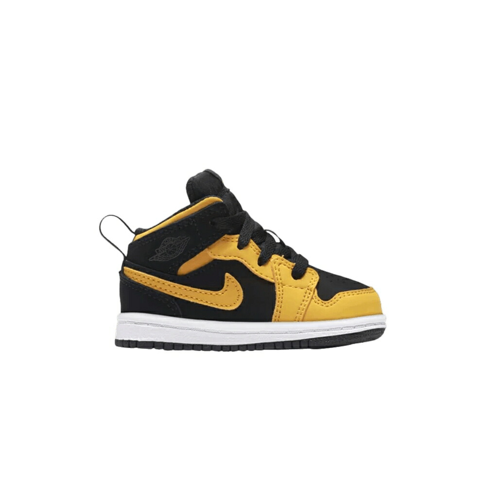 ナイキ ミッド 黒色 ブラック 白色 ホワイト ゴールド エアジョーダン 'REVERSE LOVE' ベビー AIR JORDAN AIR JORDAN 1 MID TD NEW / BLACK WHITE UNIVERSITY GOLD