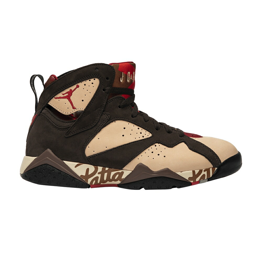 ナイキ エアジョーダン \u0027SHIMMER\u0027 スニーカー メンズ AIR JORDAN PATTA X AIR JORDAN 7 RETRO OG SP / SHIMMER MAHOGANY MINK VELVET