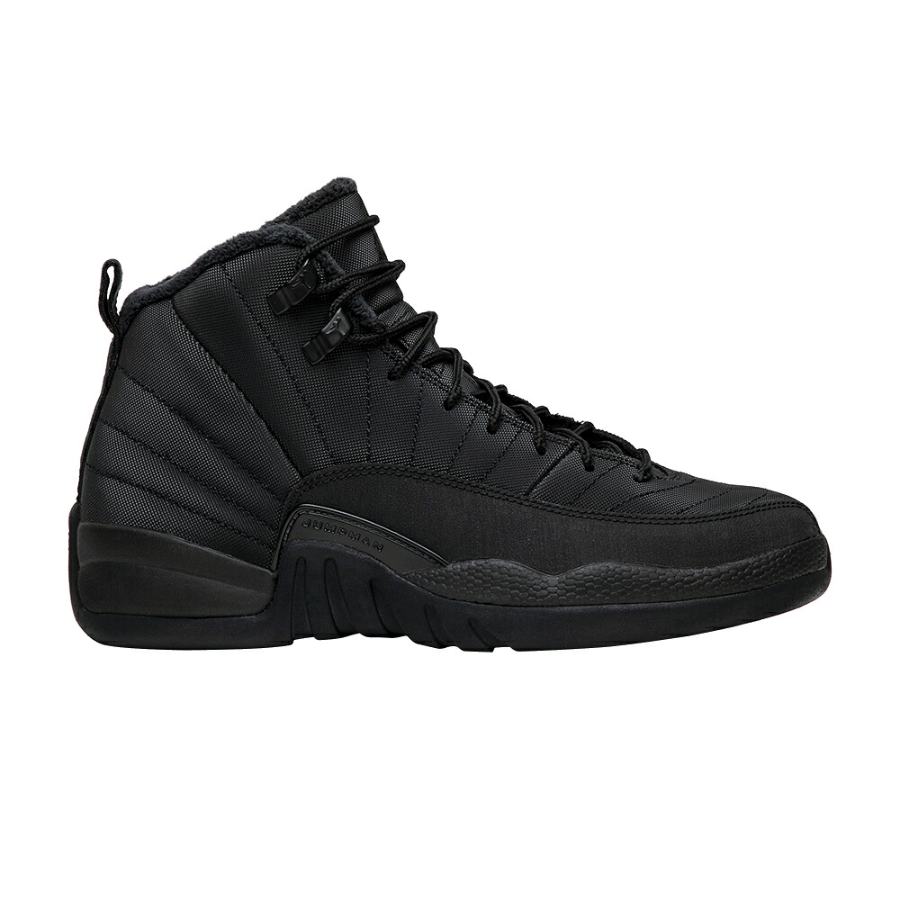ナイキ 黒いこと 黒いこと エアジョーダン \u0027TRIPLE BLACK\u0027 お坊っちゃん キッズ AIR JORDAN AIR JORDAN 12 RETRO WINTERIZED GS / BLACK BLACK ANTHRACITE もの言う花 マタニティ スニーカー