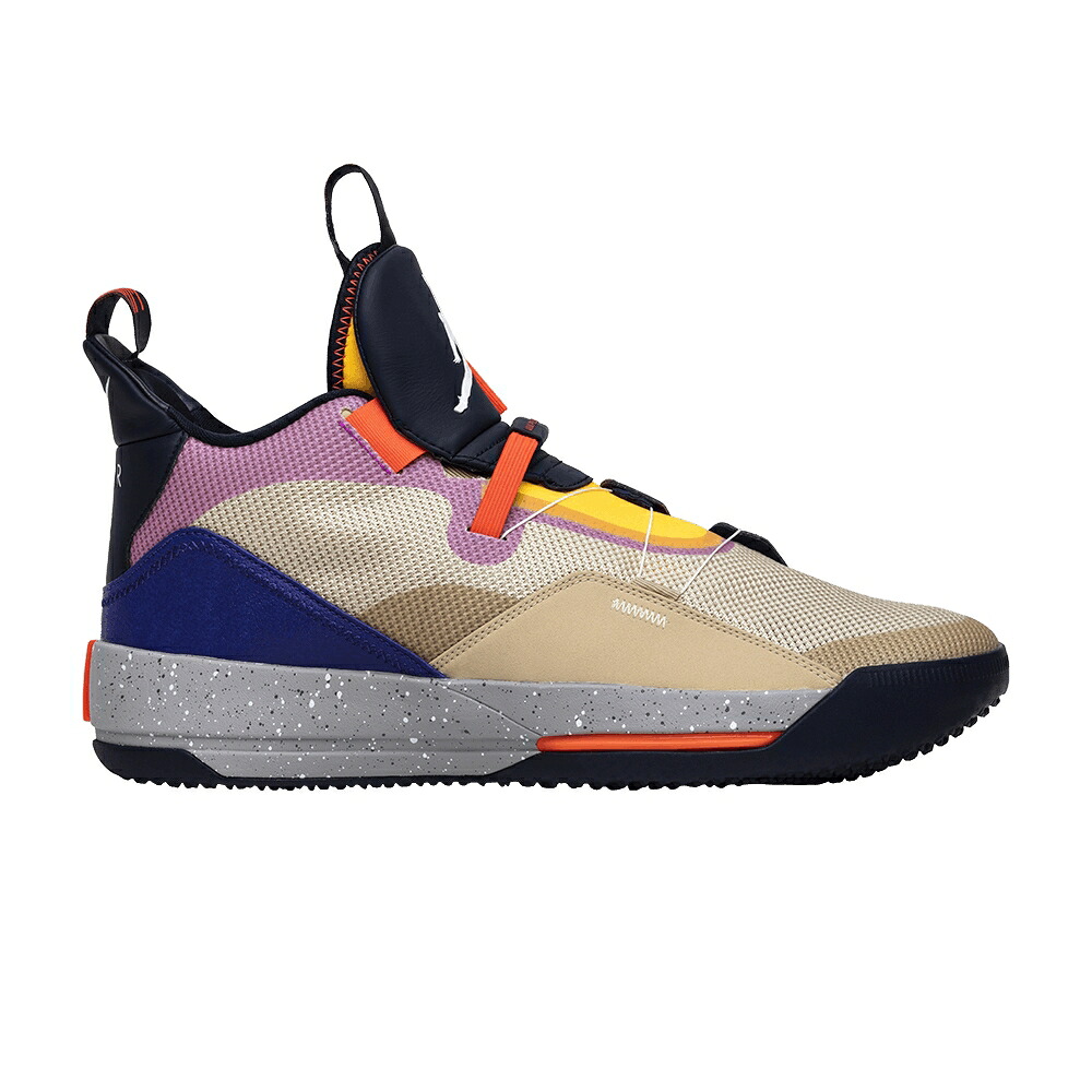 ナイキ ベージュ 赤 赤いこと エアジョーダン \u0027VISIBLE UTILITY\u0027 スニーカー メンズ AIR JORDAN AIR JORDAN 33 / PARTICLE BEIGE UNIVERSITY RED