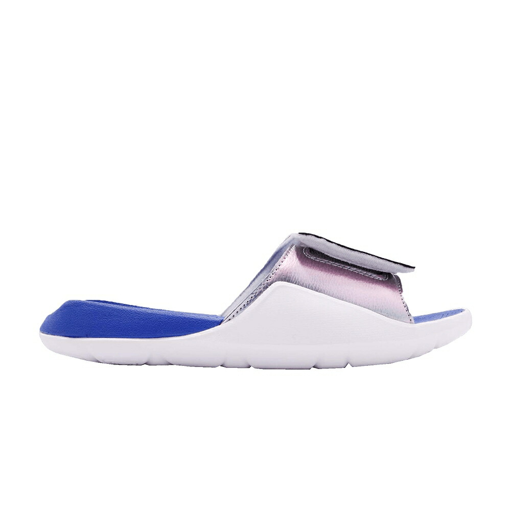 ナイキ ハイドロ 灰色 グレー 白色 ホワイト エアジョーダン ジュニア キッズ AIR JORDAN AIR JORDAN HYDRO 7 SLIDES GS / WOLF GREY HYPER ROYAL WHITE ベビー マタニティ スニーカー
