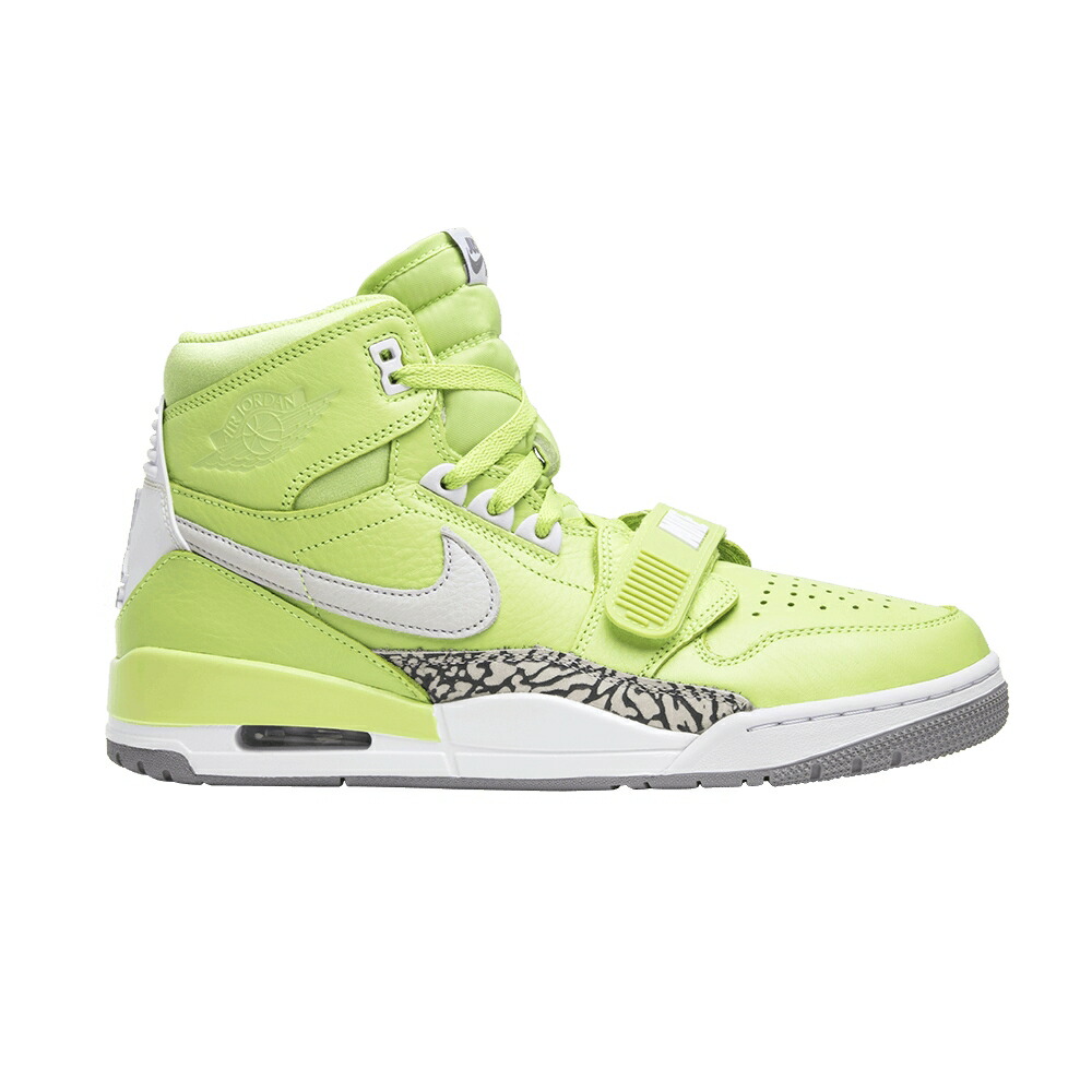 ナイキ レガシー 緑 グリーン 灰色 シメント 白色 ホワイト エアジョーダン GHOST GREEN スニーカー メンズ AIR JORDAN AIR JORDAN JUST DON X LEGACY 312 / GHOST GREEN CEMENT WHITE