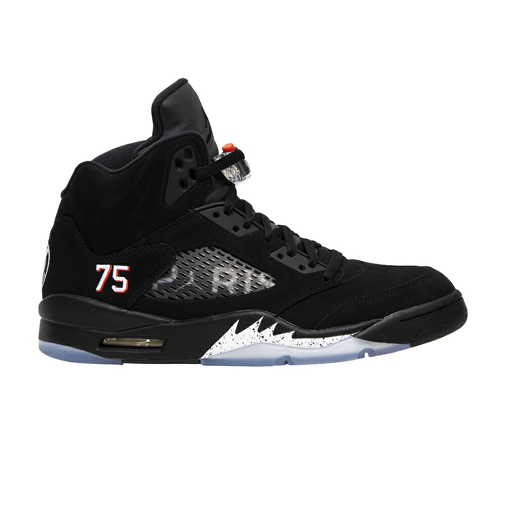 ナイキ 黒いこと 黒いこと 赤 赤いこと エアジョーダン スニーカー メンズ AIR JORDAN PARIS SAINT-GERMAIN X AIR JORDAN 5 RETRO / BLACK BLACK RED