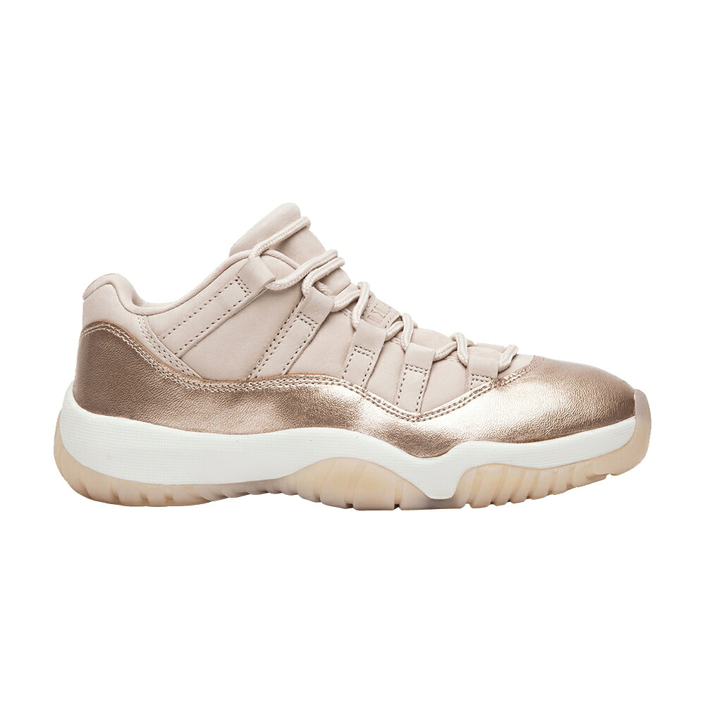 ナイキ 茶色 ブラウン エアジョーダン 'ROSE GOLD' スニーカー レディース AIR JORDAN WMNS AIR JORDAN 11 RETRO LOW / SAIL MEDIUM GUM BROWN METALLIC