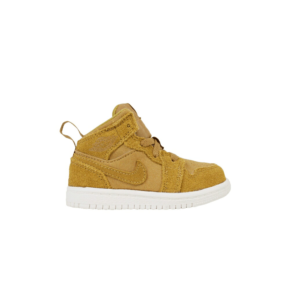 ナイキ ミッド エアジョーダン 'WHEAT' スニーカー メンズ AIR JORDAN AIR JORDAN 1 RETRO MID BT / GOLDEN HARVEST SAIL|スニケス