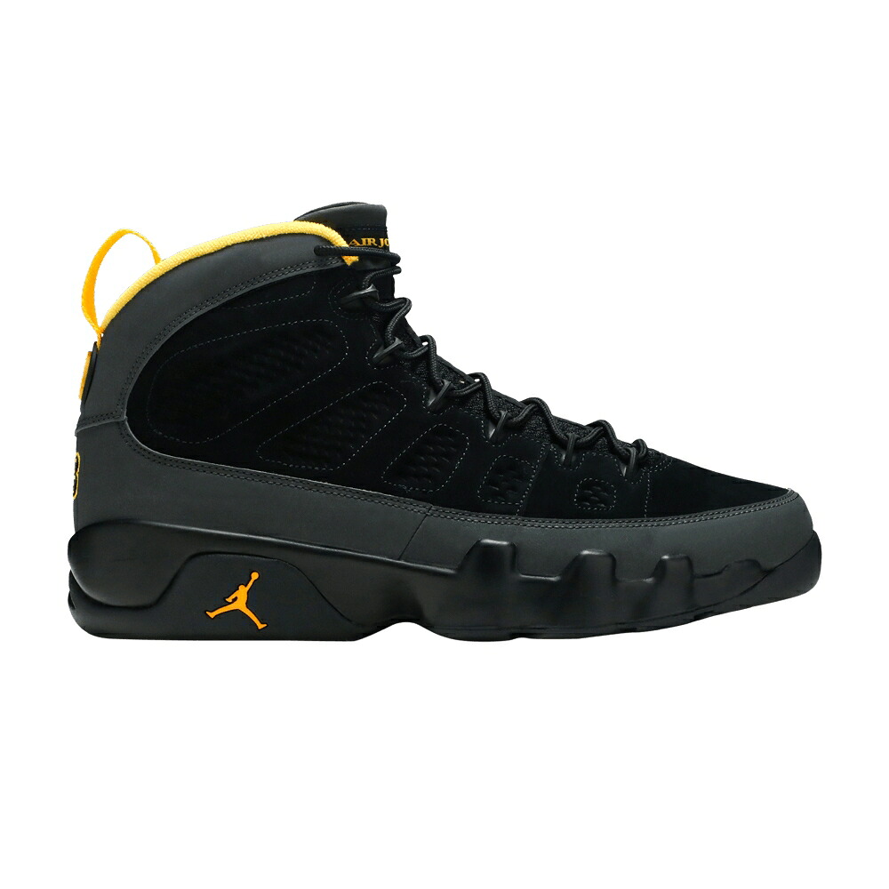 ナイキ 濃灰色 ゴールド 黒いこと 黒いこと エアジョーダン スニーカー メンズ AIR JORDAN AIR JORDAN 9 RETRO DARK CHARCOAL UNIVERSITY GOLD / BLACK DARK CHARCOAL UNIVERSITY