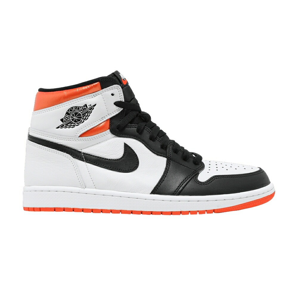 ナイキ ハイ 白色 ホワイト 橙 オレンジ 黒色 ブラック エアジョーダン 'ELECTRO ORANGE' スニーカー メンズ AIR JORDAN AIR JORDAN 1 RETRO HIGH OG / WHITE ELECTRO ORANGE BLACK