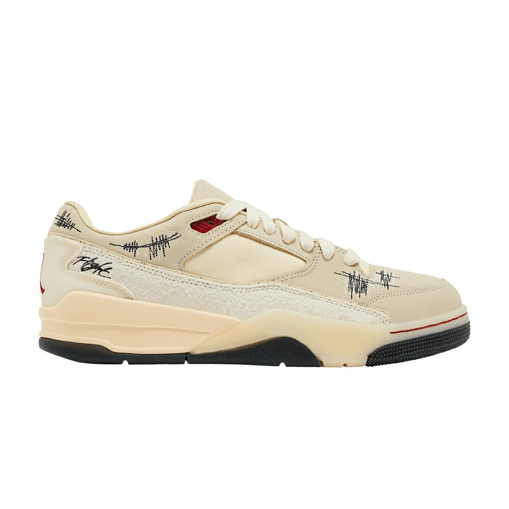 ナイキ 飛翔 厚地の外套 赤 赤いこと エアジョーダン \u0027THE PE\u0027 スニーカー レディース AIR JORDAN WHO DECIDES WAR X AIR JORDAN WMNS FLIGHT COURT WORLD IS YOUR - CR / COCONUT MILK VARSITY RED MUSLIN