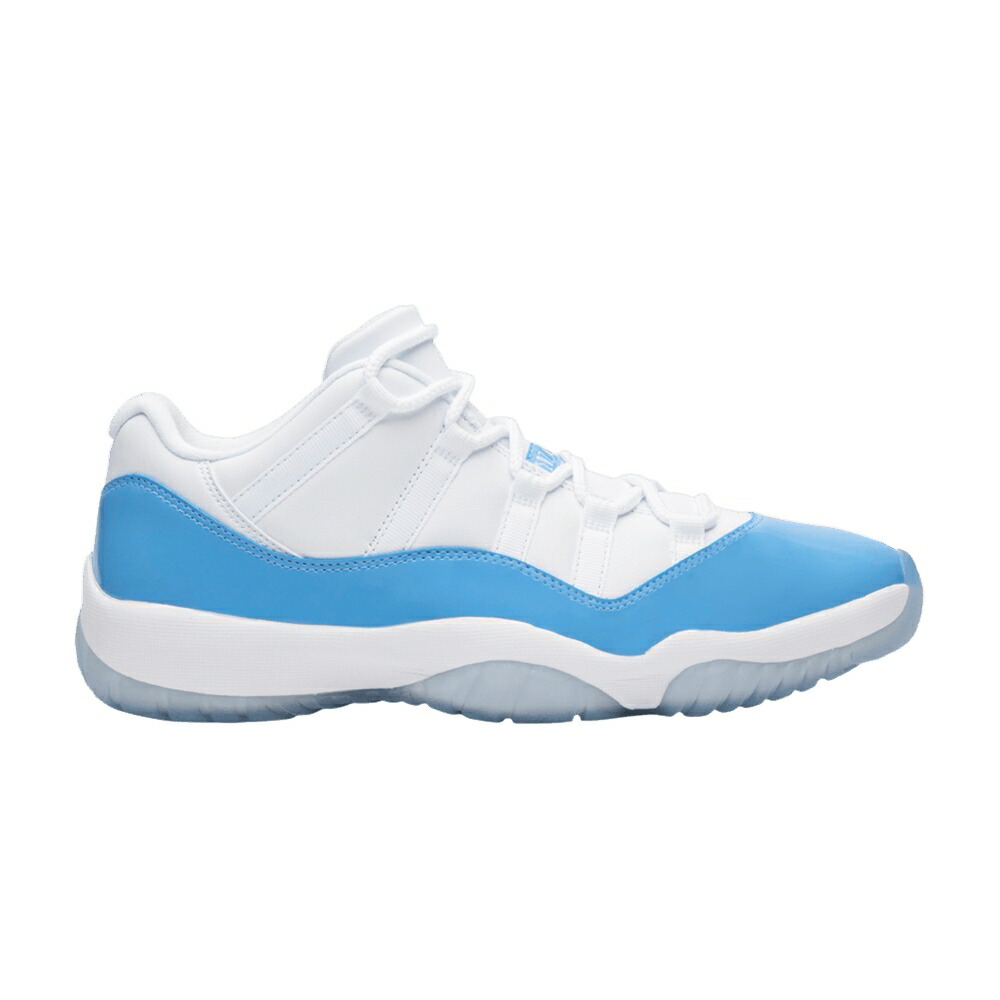 ナイキ 白色 ホワイト 青色 ブルー エアジョーダン UNC スニーカー メンズ AIR JORDAN AIR JORDAN 11 RETRO LOW 2017 / WHITE UNIVERSITY BLUE