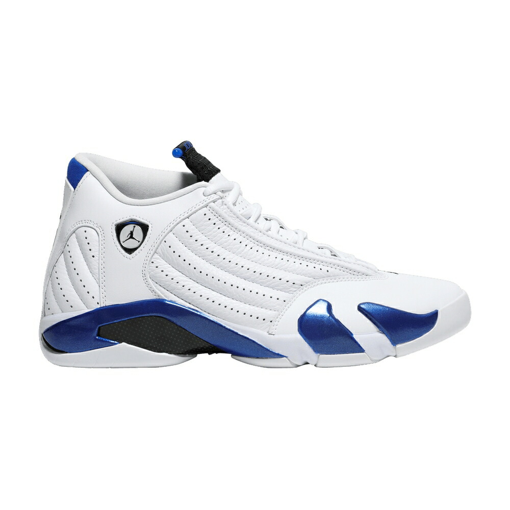 ナイキ 白いこと 白いこと 黒いこと 黒いこと エアジョーダン \u0027HYPER ROYAL\u0027 スニーカー メンズ AIR JORDAN AIR JORDAN 14 RETRO / WHITE HYPER ROYAL BLACK