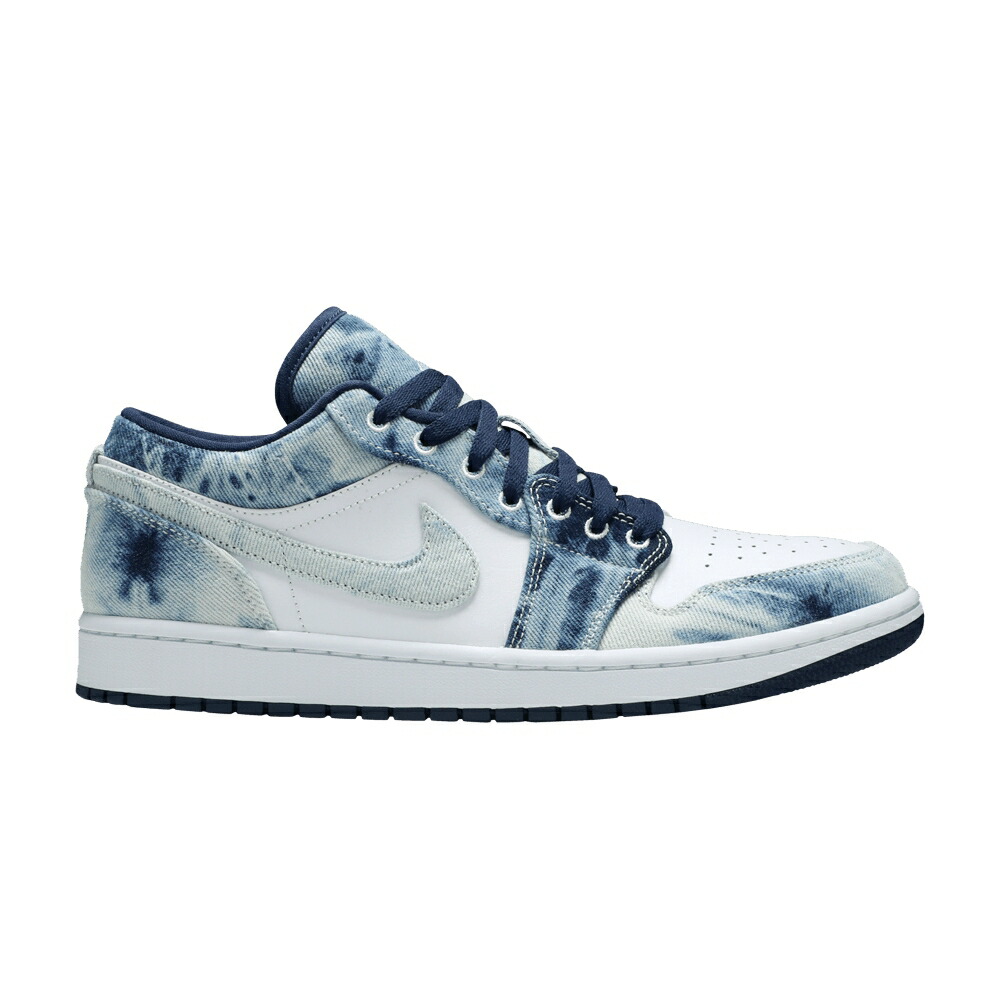 ナイキ 青味 青み 白いこと 白いこと エアジョーダン \u0027WASHED DENIM\u0027 スニーカー メンズ AIR JORDAN AIR JORDAN 1 LOW SE / WASHED BLUE WHITE BLUE