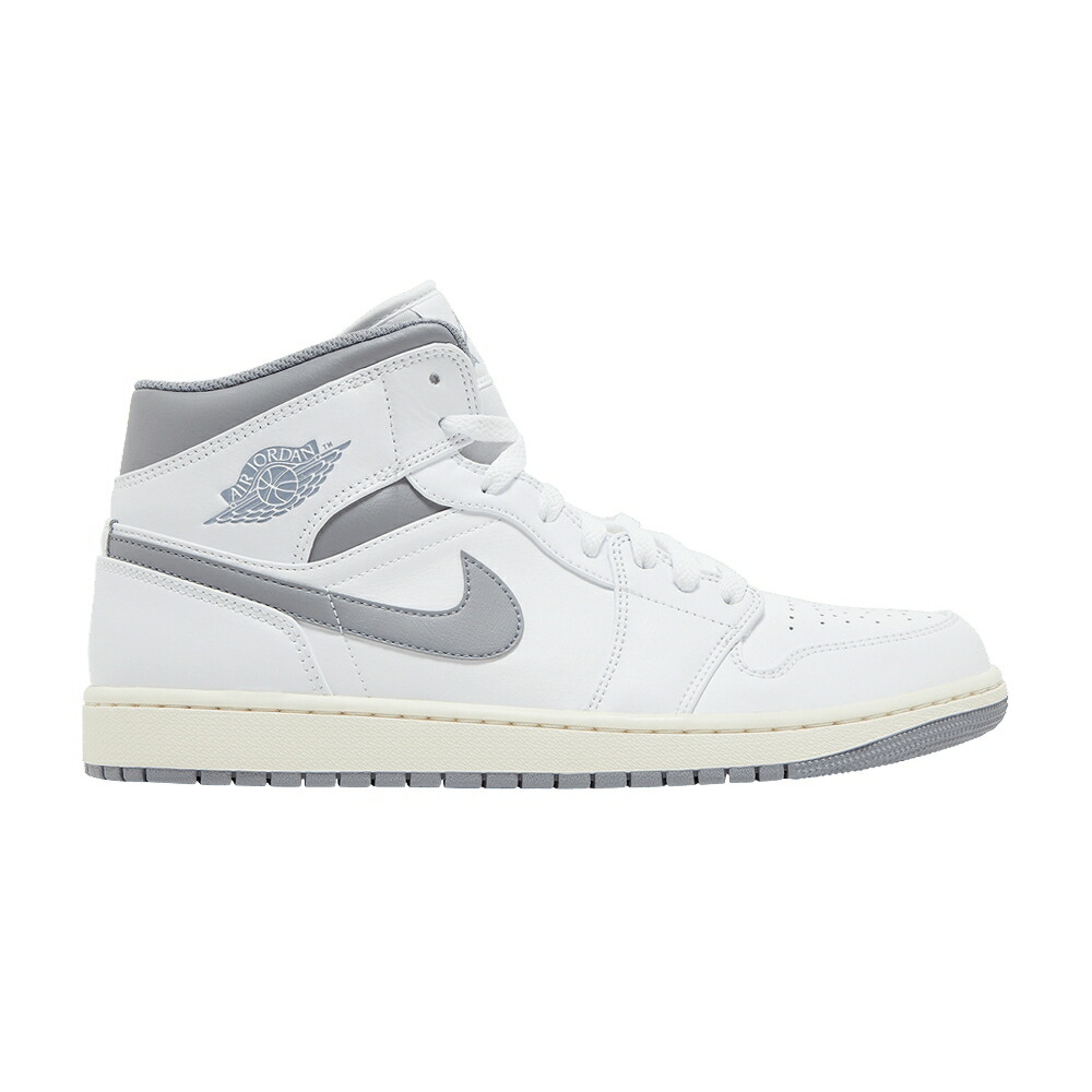 ナイキ ミッド 白色 ホワイト ステルス エアジョーダン NEUTRAL GREY スニーカー メンズ AIR JORDAN AIR JORDAN 1 MID / WHITE STEALTH