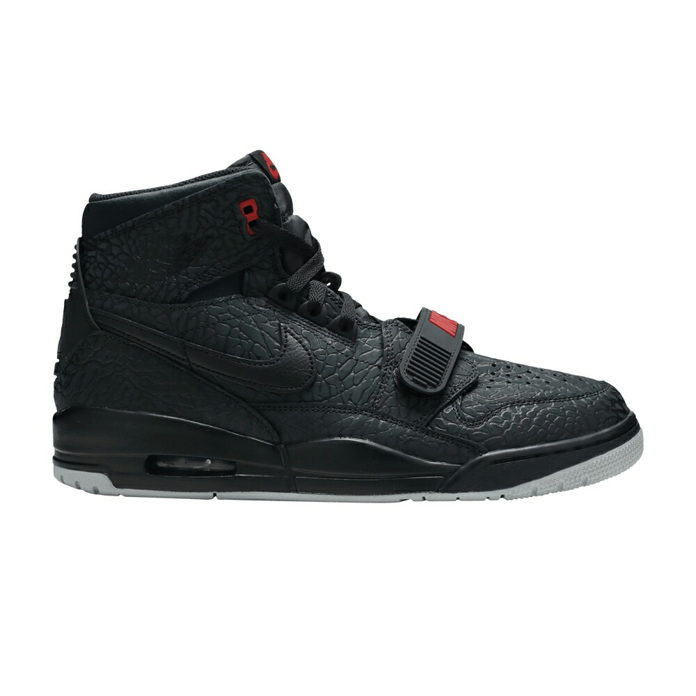ナイキ レガシー 黒色 ブラック 赤 レッド エアジョーダン ELEPHANT PRINT スニーカー メンズ AIR JORDAN AIR JORDAN LEGACY 312 / BLACK BLACK VARSITY RED