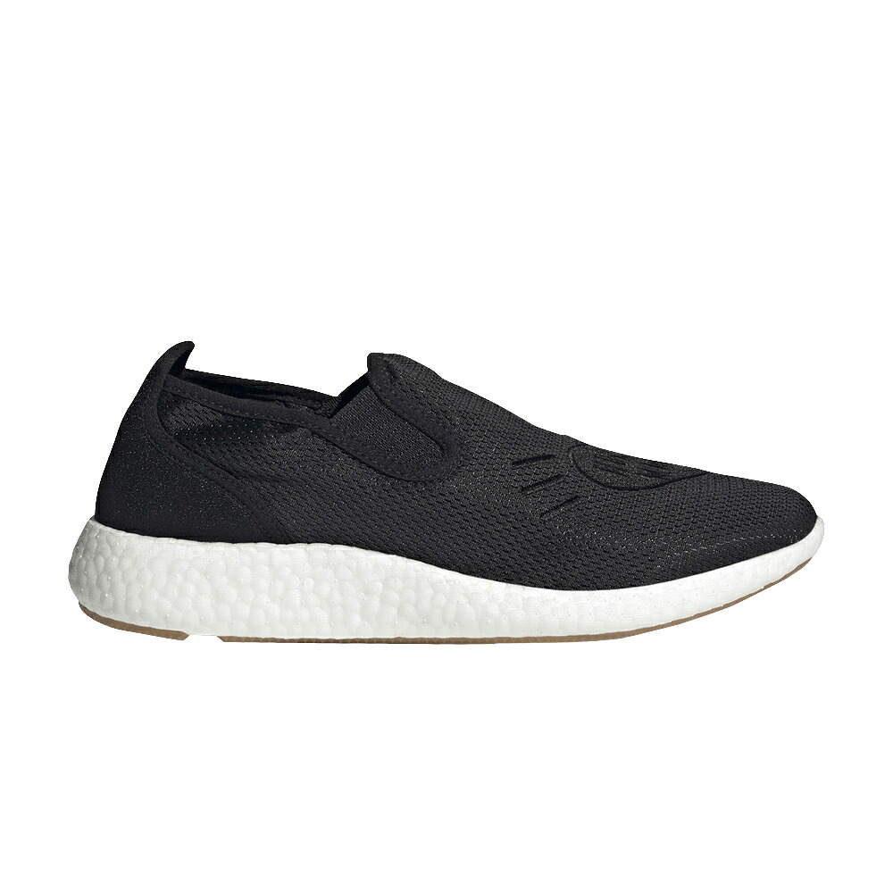 アディダス ピュア スリッポン コア 黒色 ブラック 'BLACK' スニーカー メンズ ADIDAS HUMAN MADE X PURE SLIP-ON / CORE BLACK CORE BLACK CLOUD|スニケス