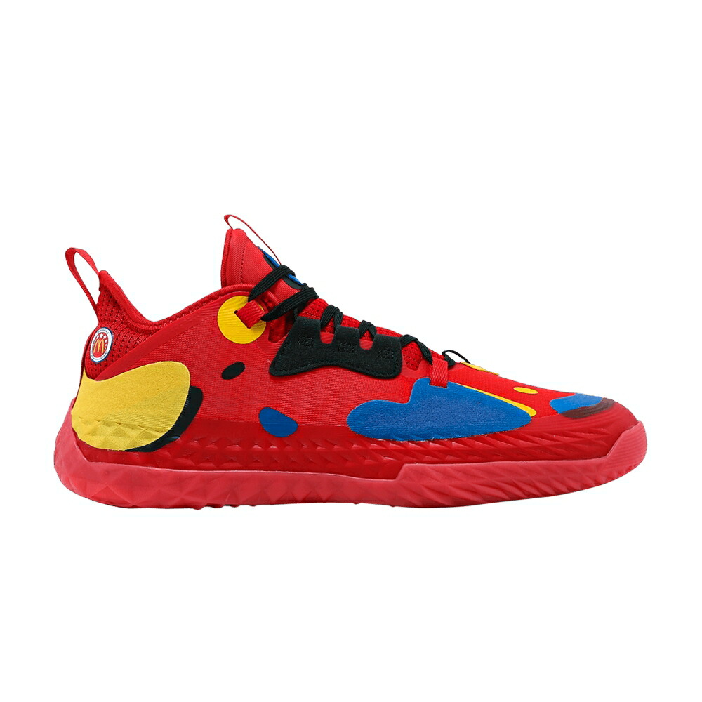 アディダス ハーデン 赤 レッド ゴールド 青色 ブルー VOL. MCDONALD GAME スニーカー メンズ ADIDAS HARDEN 5 FUTURENATURAL ALL AMERICAN / VIVID RED BOLD GOLD ROYAL BLUE