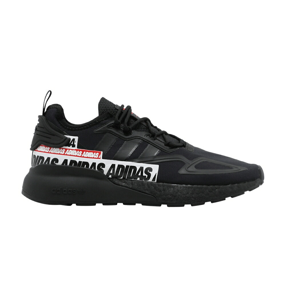 アディダス ブースト ロゴタイプ グラフィック 中核グループ 黒いこと 黒いこと \u0027BOLD BLACK\u0027 スニーカー メンズ ADIDAS ZX 2K BOOST LOGO GRAPHIC - / CORE BLACK CORE BLACK CLOUD