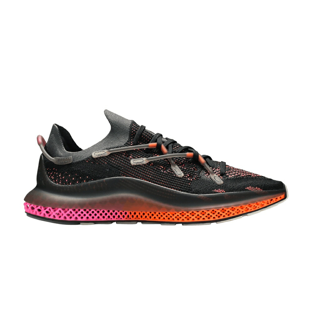 アディダス 橙 オレンジ コア 黒色 ブラック 灰色 グレー 'BLACK PINK' スニーカー メンズ ADIDAS 4D FUSIO ORANGE / CORE BLACK GREY SIX CORE BLACK