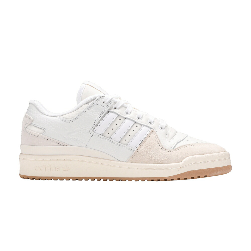 アディダス メンズ 討論会 白いこと 白いこと MEN\u0027S \u0027WHITE GUM\u0027 スニーカー ADIDAS FORUM 84 LOW ADV / CHALK WHITE CLOUD WHITE CLOUD メンズ靴-スニーカー