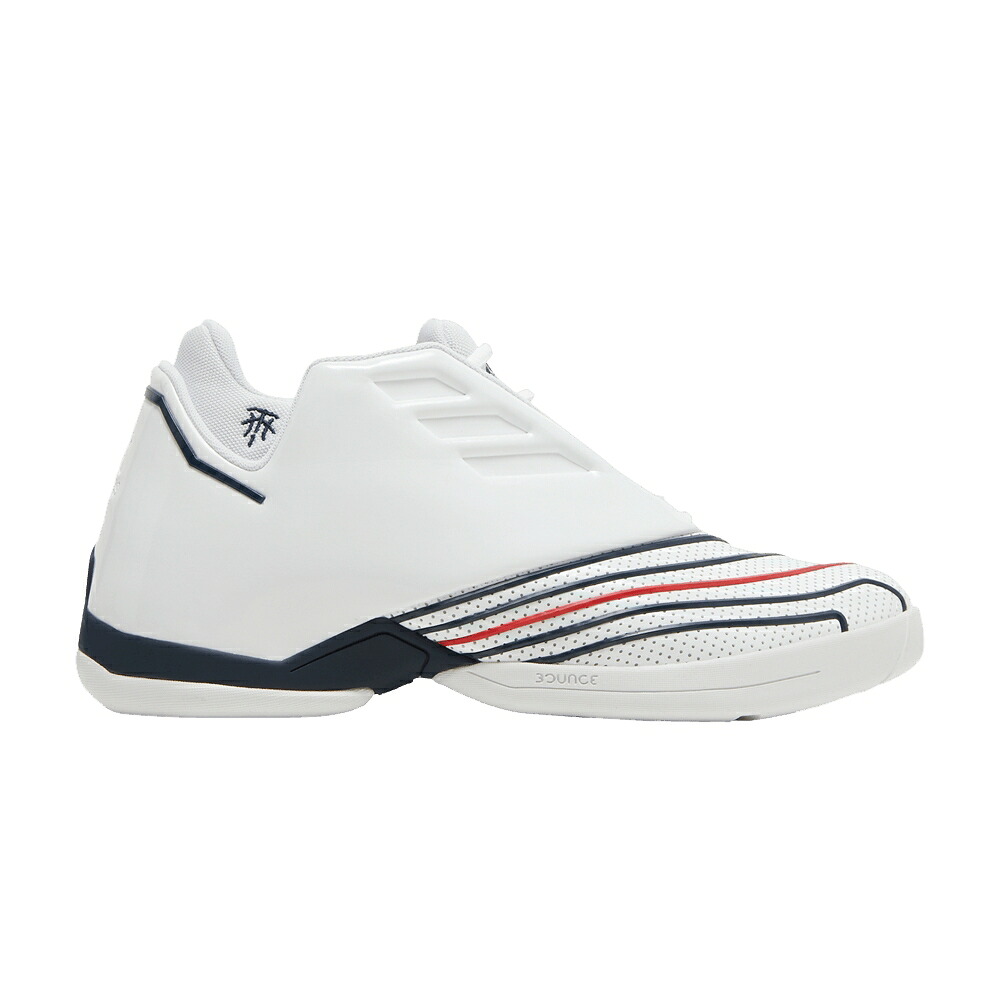 アディダス 白いこと 白いこと 野球クラブ 紺色 米国海軍 \u0027USA\u0027 スニーカー メンズ ADIDAS T-MAC 2 RESTOMOD / CLOUD WHITE TEAM NAVY SCARLET