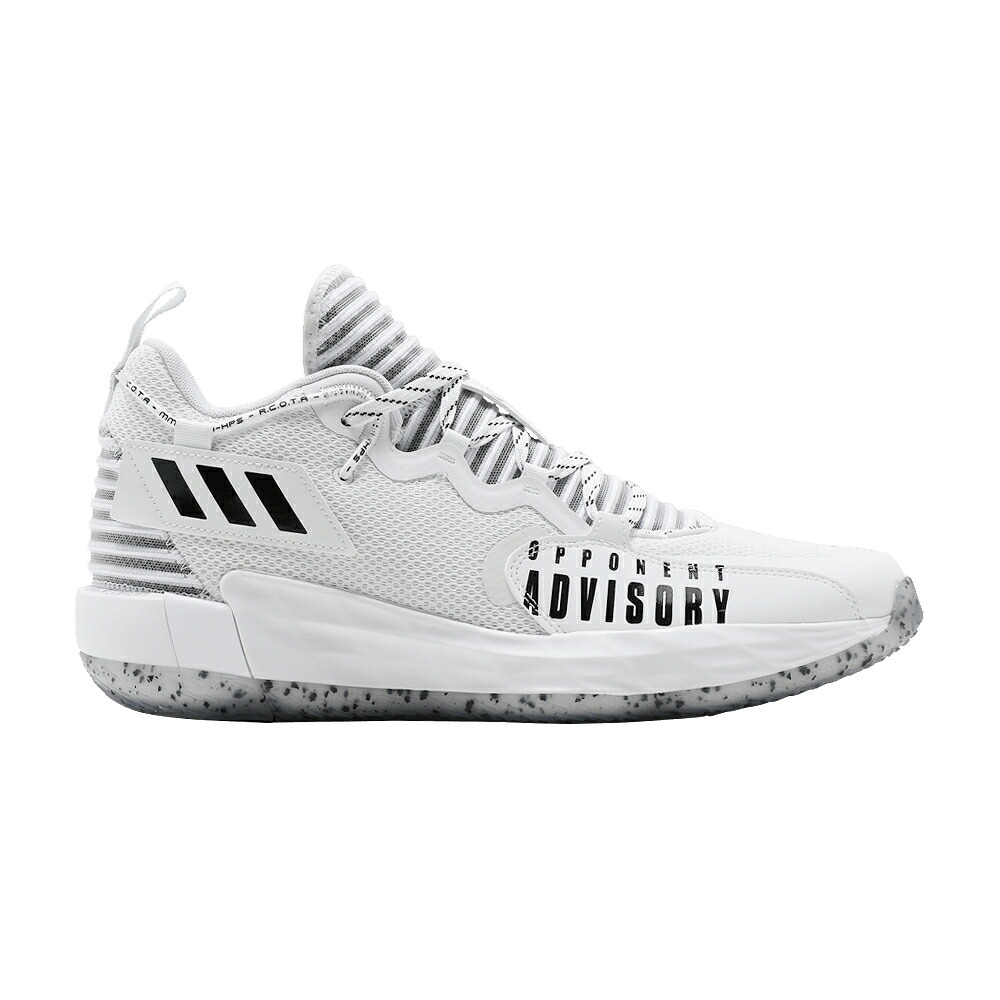 アディダス 白色 ホワイト コア 黒色 ブラック 'OPPONENT WHITE' スニーカー メンズ ADIDAS DAME 7 EXTPLY ADVISORY - / CLOUD WHITE CORE BLACK CLOUD|スニケス