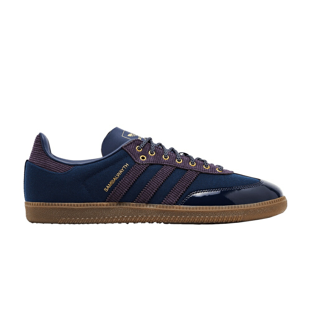 アディダス サンバ 紺色 米国海軍 黒いこと 黒いこと \u0027COLLEGIATE NAVY\u0027 スニーカー メンズ ADIDAS ALWAYTH X SAMBA / COLLEGIATE NAVY AURORA BLACK
