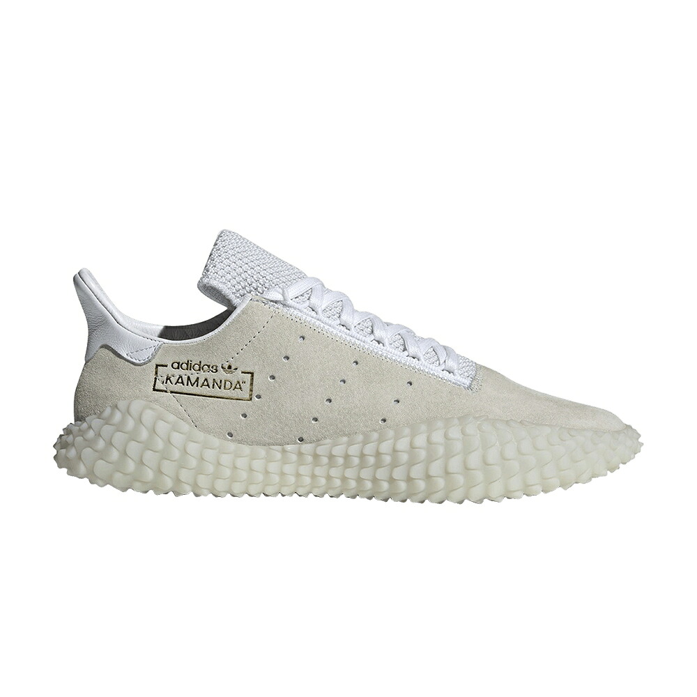 アディダス 白色 ホワイト 'CRYSTAL WHITE' スニーカー メンズ ADIDAS KAMANDA / CRYSTAL WHITE FOOTWEAR WHITE