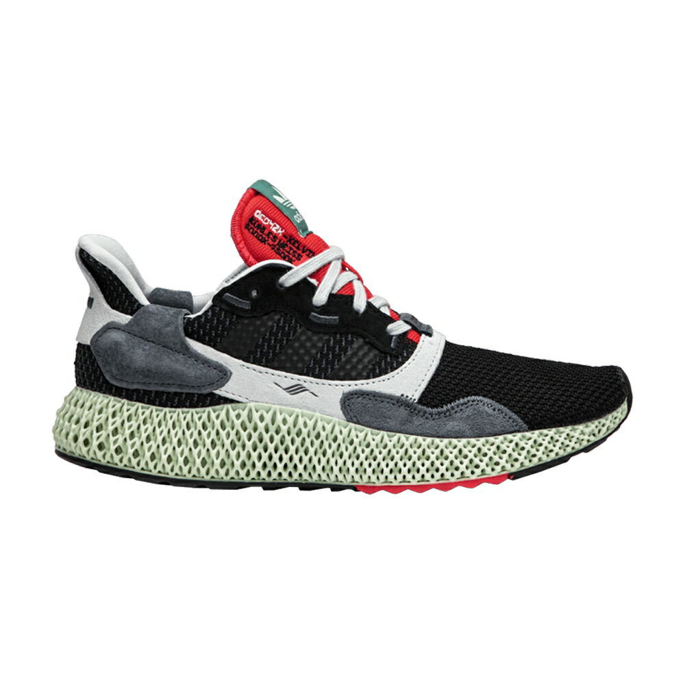 アディダス コア 黒色 ブラック 白色 ホワイト BLACK ONIX スニーカー メンズ ADIDAS ZX 4000 FUTURECRAFT 4D / CORE BLACK ONIX CLOUD WHITE