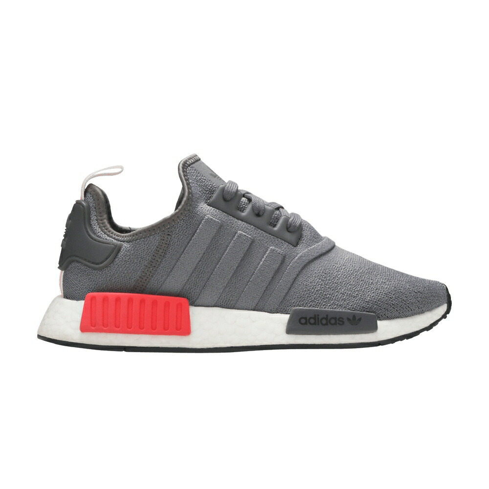 アディダス 薄墨色 薄墨色 ぼうぜん自失 赤 赤いこと NMD_R1 \u0027GREY RED\u0027 スニーカー メンズ ADIDAS / GREY SHOCK RED