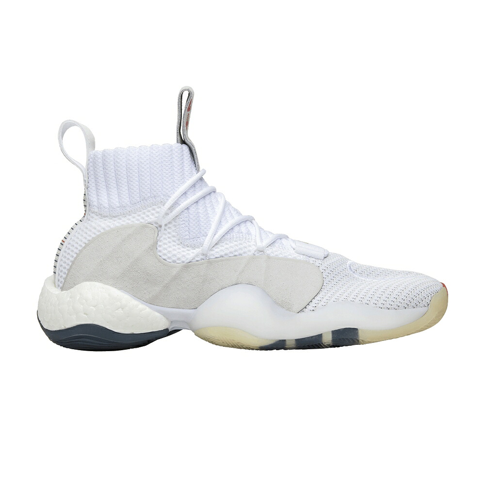 アディダス クレイジー 白色 ホワイト 紺色 ネイビー 'CLOUD WHITE' スニーカー メンズ ADIDAS CRAZY BYW X / CLOUD WHITE COLLEGIATE NAVY｜スニケス