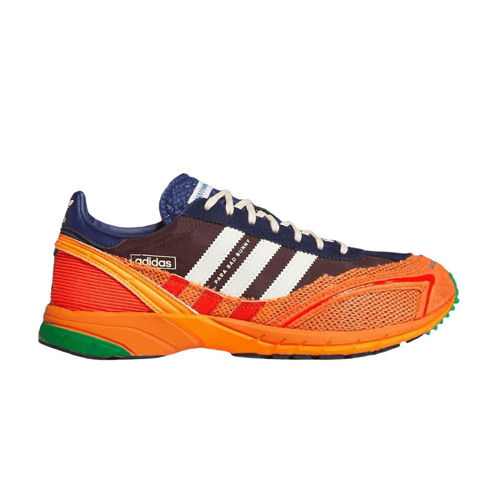 アディダス アディゼロ マルーン 白いこと 白いこと \u0027HIGH FASHION\u0027 スニーカー メンズ ADIDAS BAD BUNNY X ADIZERO SL72 / MAROON CHALK WHITE SEMI SOLAR