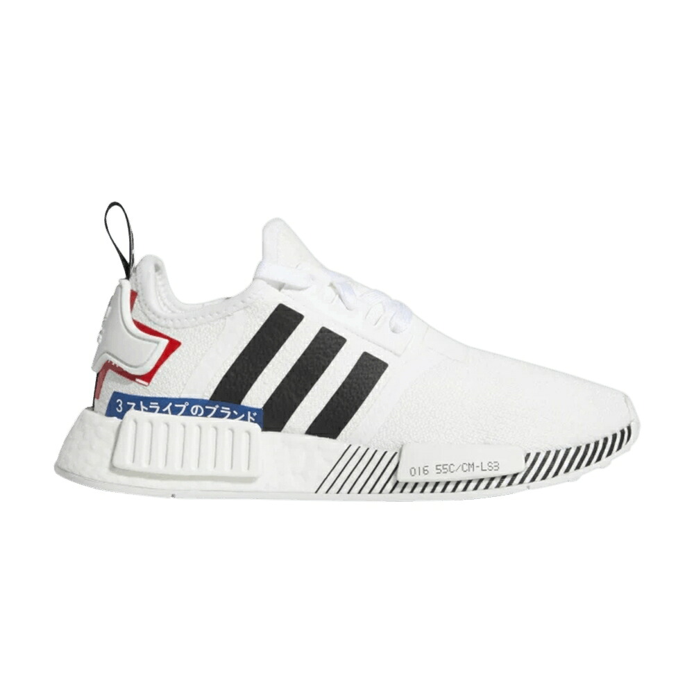 アディダス 白色 ホワイト コア 黒色 ブラック 青色 ブルー NMD_R1 'JAPAN COLORBLOCK' スニーカー メンズ ADIDAS J / CLOUD WHITE CORE BLACK LUSH BLUE