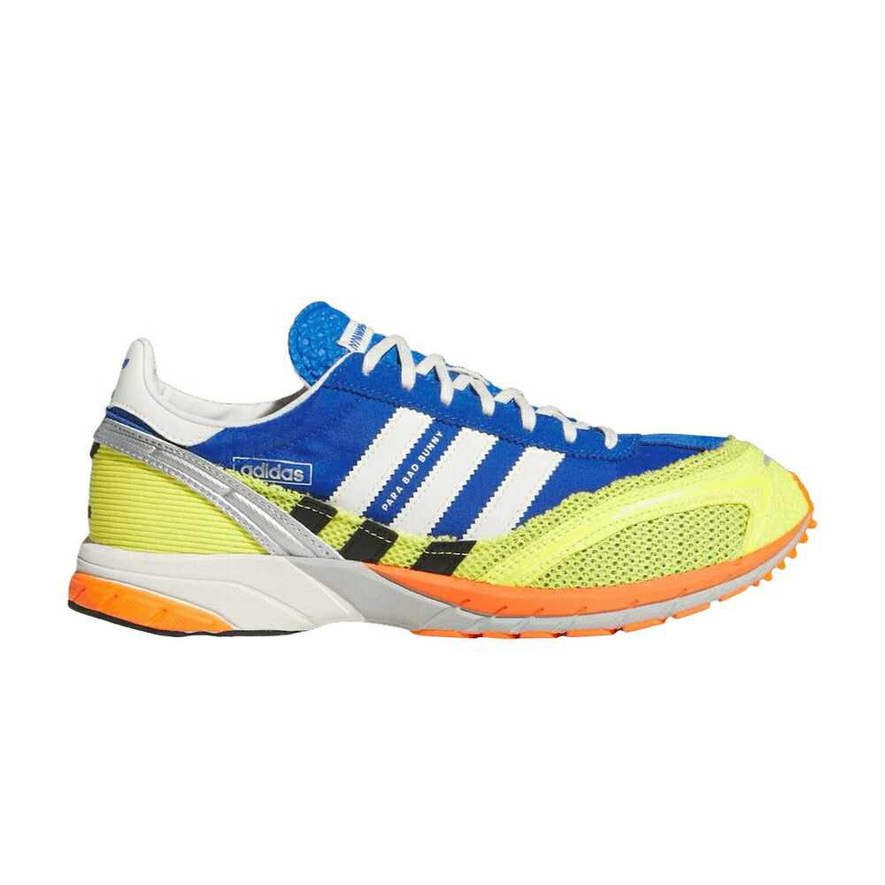 アディダス アディゼロ 青色 ブルー コア 白色 ホワイト ショック 黄色 イエロー ACTIVE スニーカー メンズ ADIDAS BAD BUNNY X ADIZERO SL72 / BLUE CORE WHITE SHOCK YELLOW