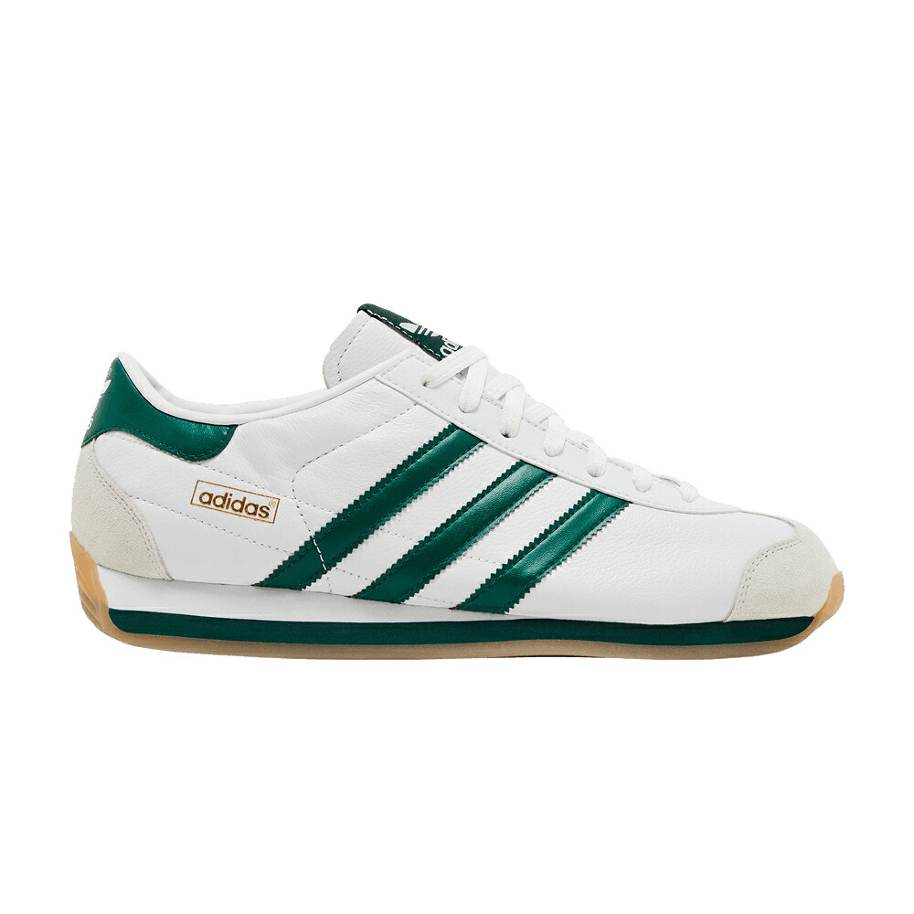 アディダス カントリー 白いこと 白いこと 緑 緑であること \u0027WHITE GREEN\u0027 スニーカー メンズ ADIDAS COUNTRY JAPAN COLLEGIATE / CLOUD WHITE COLLEGIATE GREEN