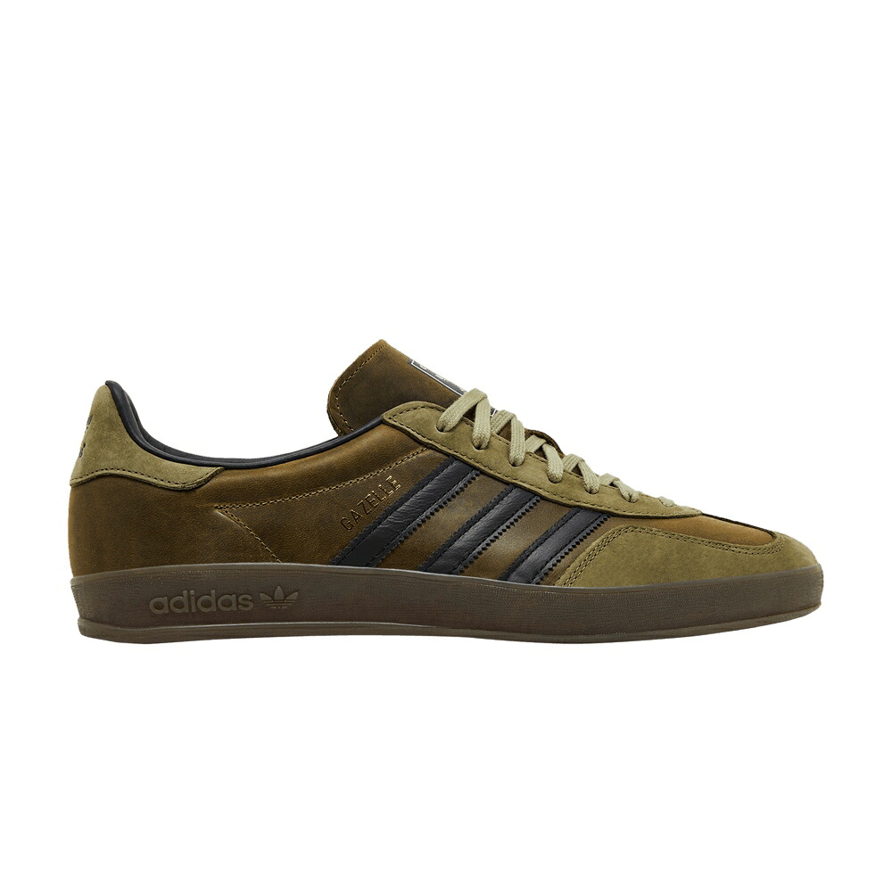 アディダス ガゼル オリーブ 中核グループ 黒いこと 黒いこと \u0027FOCUS OLIVE\u0027 スニーカー メンズ ADIDAS GAZELLE INDOOR / FOCUS OLIVE CORE BLACK GUM