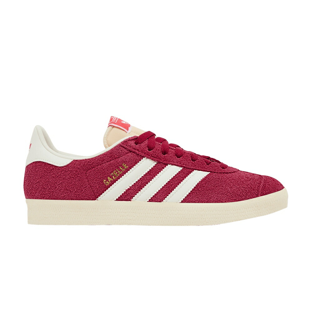 アディダス ガゼル チーム ビクトリー 赤 レッド 白色 ホワイト クリーム VICTORY RED スニーカー メンズ ADIDAS GAZELLE / TEAM VICTORY RED OFF WHITE CREAM
