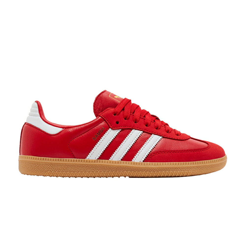 アディダス サンバ 白いこと 白いこと \u0027SCARLET WHITE\u0027 スニーカー レディース ADIDAS WMNS SAMBA OG / WHITE BETTER SCARLET GUM