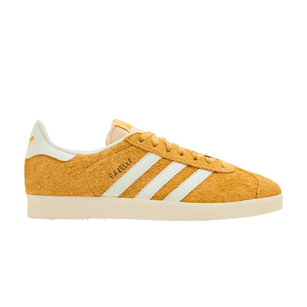 アディダス ガゼル 黄味がかった 黄色 白いこと 白いこと 皮膚軟化剤 \u0027PRELOVED YELLOW\u0027 スニーカー メンズ ADIDAS GAZELLE / PRELOVED YELLOW OFF WHITE CREAM