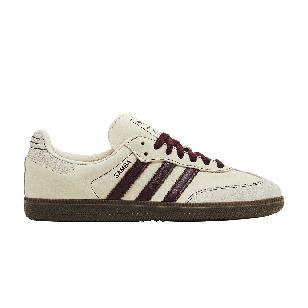 アディダス サンバ 白いこと 白いこと マルーン 薄墨色 薄墨色 \u0027WONDER MAROON\u0027 スニーカー レディース ADIDAS WMNS SAMBA OG WHITE / WONDER WHITE MAROON PUTTY GREY