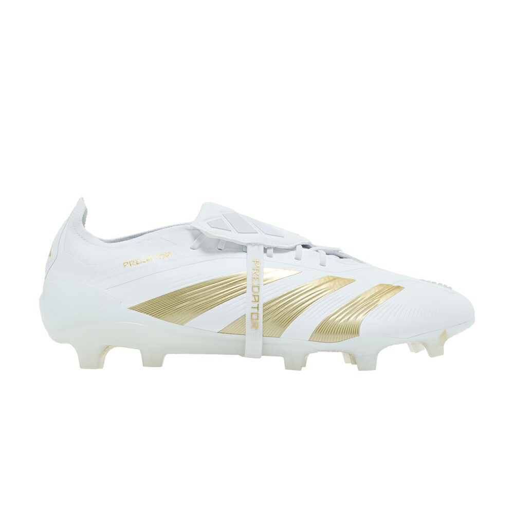 アディダス プレデター エリート 白色 ホワイト ゴールド 'DAYSPARK PACK' スニーカー メンズ ADIDAS PREDATOR ELITE FOLDOVER TONGUE FG / CLOUD WHITE GOLD METALLIC CLOUD