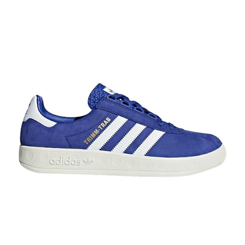 アディダス 青色 ブルー 白色 ホワイト ゴールド 'MERSEYSIDE EVERTON' スニーカー メンズ ADIDAS TRIMM TRAB / ACTIVE BLUE FOOTWEAR WHITE GOLD