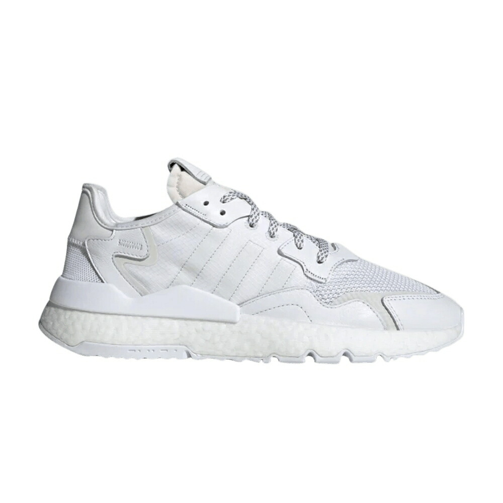 アディダス ジョガーパンツ 白色 ホワイト TRIPLE WHITE スニーカー メンズ ADIDAS NITE JOGGER / CLOUD WHITE CRYSTAL WHITE