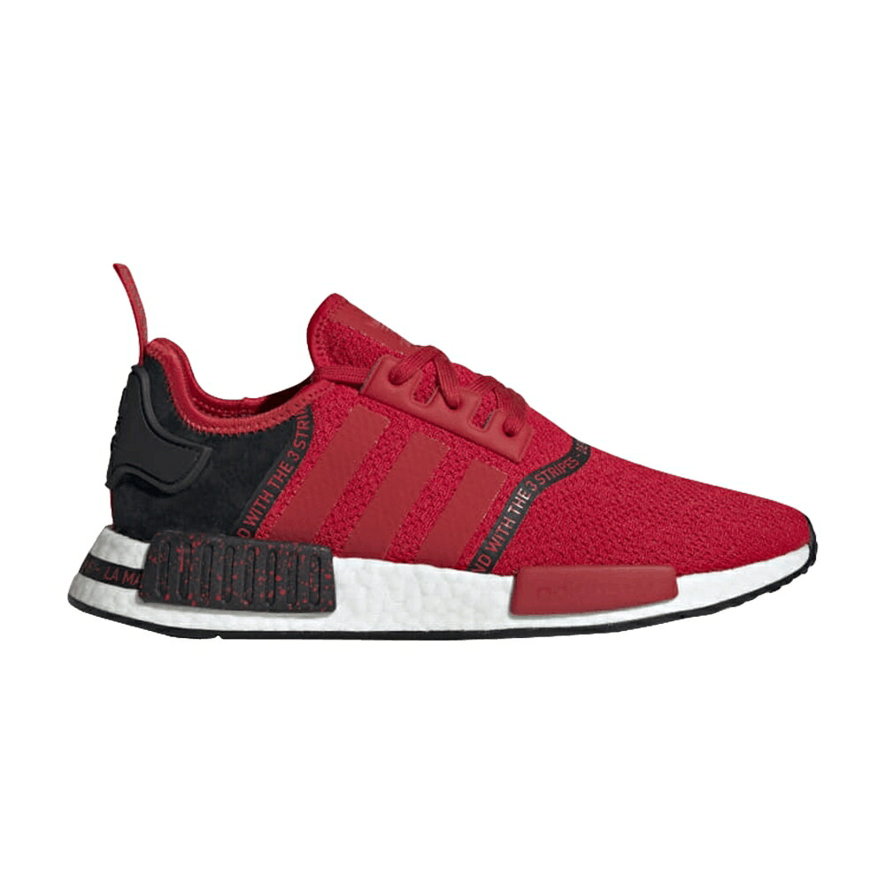 アディダス 中核グループ 黒いこと 黒いこと NMD_R1 \u0027SPECKLE SCARLET\u0027 スニーカー メンズ ADIDAS PACK - / SCARLET SCARLET CORE BLACK