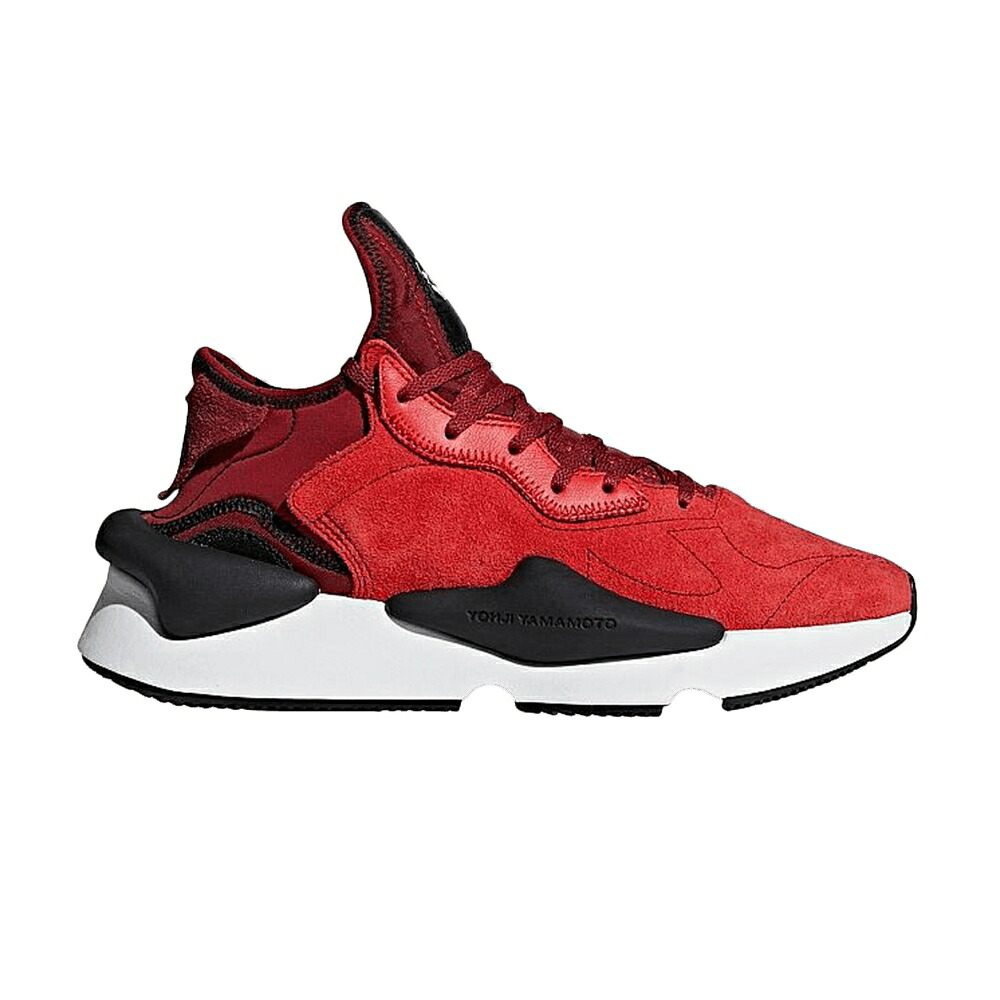 アディダス 赤 赤いこと \u0027LUSH RED\u0027 スニーカー メンズ ADIDAS Y-3 KAIWA / LUSH RED RUST RED